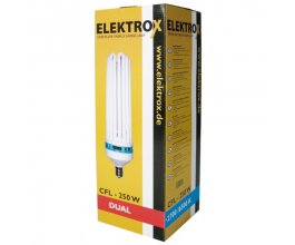 Úsporná CFL lampa ELEKTROX 250W, na růst i květ