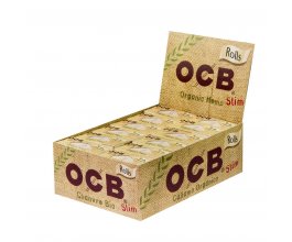 Rolovací papírky OCB Organic Hemp Rolls, 4m, box 24ks