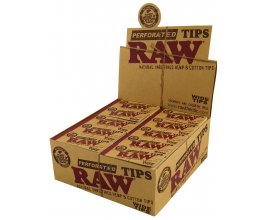Filtry RAW - široké, nebělené, perforované 50ks v balení | box 50ks