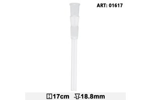 Skleněný adaptér Boost, průměr 18,8mm, délka 17cm