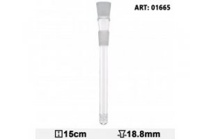 Skleněný Chillum - difuzér Boost, průměr 18.8mm, délka 15cm
