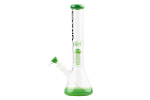 Skleněný bong Grace Glass Limited Edition Green Beaker Bong , zelený, 37cm