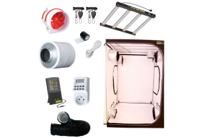 Sunpro kit HITTER 300W, 2,7 umol/J - Climabox White 100x100x200cm