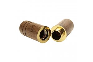 Dřevěná pozlacená schovávačka Marley Natural Holder