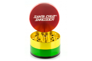 Čtyřdílná drtička Santa Cruz Shredder, 70mm, rasta