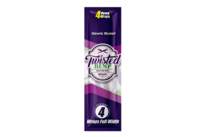 Twisted Hemp Wraps, Grape Burst, 4 ks / bal.