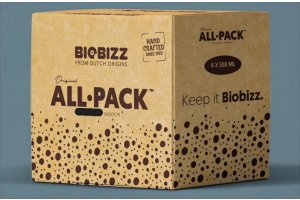 BioBizz All-Pack Indoor 500ml, celkový objem 3L