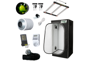 Sunpro kit HITTER 200W, 2,7 umol/J - Climabox White 80x80x180cm