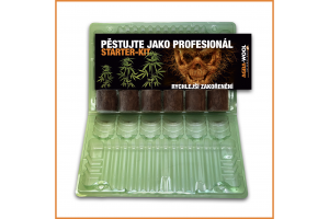 Agra-wool Blister Starter-Kit, přenosný propagátor, 6 plugs