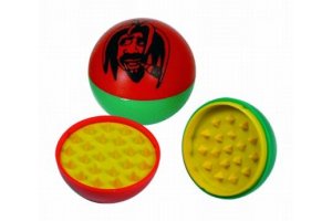 Drtička magnetická koule, červeno-zelená, rasta