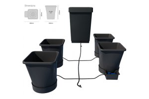 Autopot 1Pot XL Module s 4 květináči, včetně 47L plastové nádrže