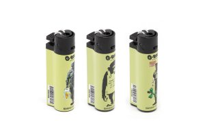G-Rollz Clipper | Banksy's Graffiti zapalovač, zelený, 1ks