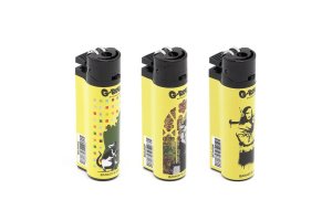 G-Rollz Clipper | Banksy's Graffiti zapalovač, žlutý, 1ks