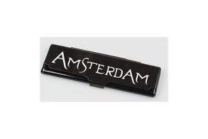 Obal na King Size papírky - Amsterdam, černý