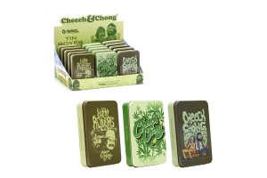G-ROLLZ | Plechová krabička Cheech & Chong – 13,5 x 8,5 x 3cm, velká, nápis 1ks