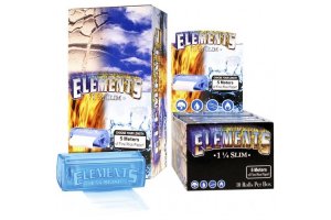 Rolovací papírky ELEMENTS ROLLS King Size, 5m + plast holder | box 10ks