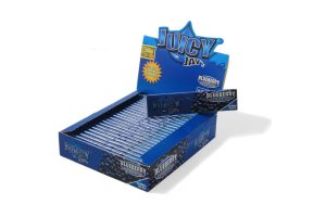 Papírky JUICY JAY'S King Size, Borůvka, 32ks v balení | box 24ks