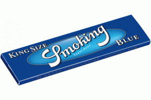 Papírky SMOKING BLUE King Size, 33ks v balení