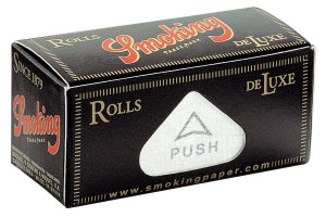 Rolovací papírky SMOKING DELUXE ROLLS, 4m v balení