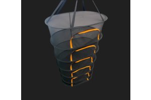 FAIRNET ZIP ORANGE sušící síť se zipem 55cm, 6 pater, výška 120cm