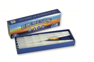 Rýžové dutinky Elements Cones King Size, 40ks