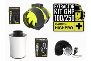 GARDEN HIGH PRO EXTRACTOR KIT 100mm, 250m3/h