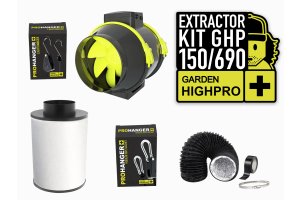GARDEN HIGH PRO EXTRACTOR KIT 150mm, 690m3/h