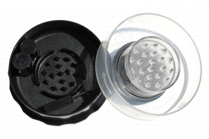 TightVac GrinderVac podtlaková přenoska s drtičkou, 70 ml, průhledná