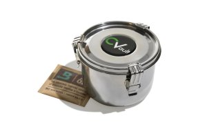 Boveda Cvault™ M - nerezová vzduchotěsná dóza, kapacita  28 g