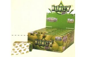 Papírky Juicy Jay's Rolls, Jablko, 5m v balení, box 24ks