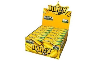 Papírky Juicy Jay´s Banán rolls 5m v balení, box 24ks