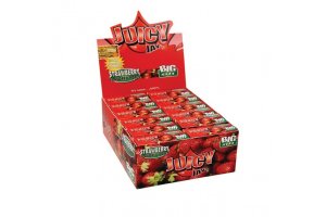 Papírky Juicy Jay's Rolls, Jahoda, 5m v balení | box 24ks
