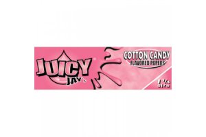 Juicy Jay's ochucené krátké papírky, Cotton candy, 32Ks/bal.