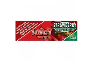 Juicy Jay's ochucené krátké papírky, Strawberry, 32ks/bal.