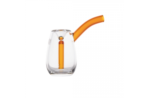 Skleněný minibong MJ Arsenal Bulb Bubbler Amber, oranžový
