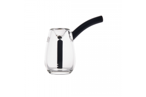 Skleněný minibong MJ Arsenal Bulb Bubbler Onyx, černý