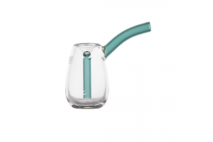 Skleněný minibong MJ Arsenal Bulb Bubbler Reef, modro-zelený