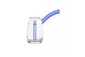 Skleněný minibong MJ Arsenal Bulb Bubbler Azure, modrý