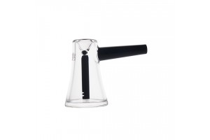Skleněný minibong MJ Arsenal Vulkan Bubbler Onyx, černý