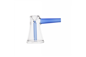 Skleněný minibong MJ Arsenal Vulkan Bubbler Azure, modrý