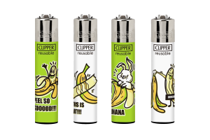 Zapalovač Clipper, Peel So Good | box 48 ks