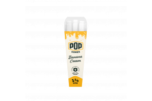 POP Cones 1 1/4 size, Banana Cream, 6 ks / bal.