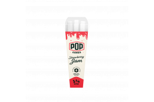 POP Cones 1 1/4 size, Strawberry Jam, 6 ks / bal.