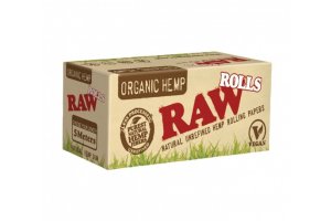 Rolovací papírky RAW ORGANIC ROLLS, 5m v balení