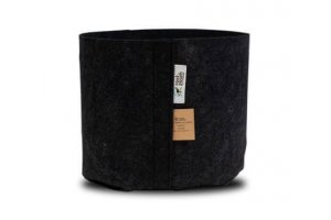 ROOT POUCH BLACK - Textilní květináč, 12l