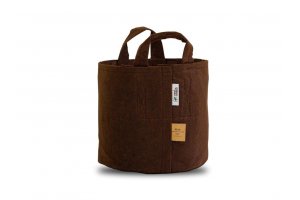 ROOT POUCH BROWN - Textilní květináč , 12l