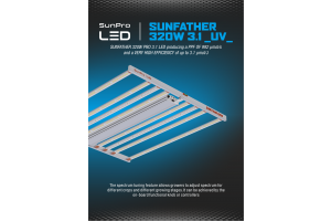 SunPro SUNFATHER 320W -3.1 UV- LED