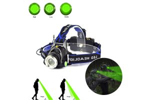 SunPro Green LED Headlamp - čelovka zelená