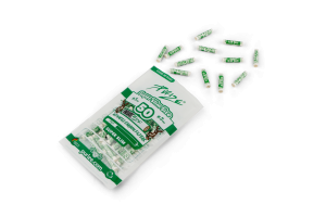 PURIZE® uhlíkové filtry - SUPER Slim Size, sáček 50 ks, bílá