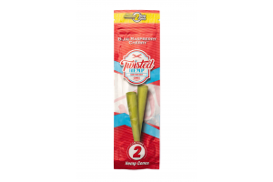 Twisted Hemp Cone, Blue Raspberry Cherry, 2 ks / bal.
